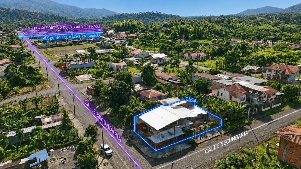 Lote con casa de 378 m² en Barrio Jardín del Upano en Barrio Jardín del Upano, Macas, Morona, Morona Santiago — vista 4