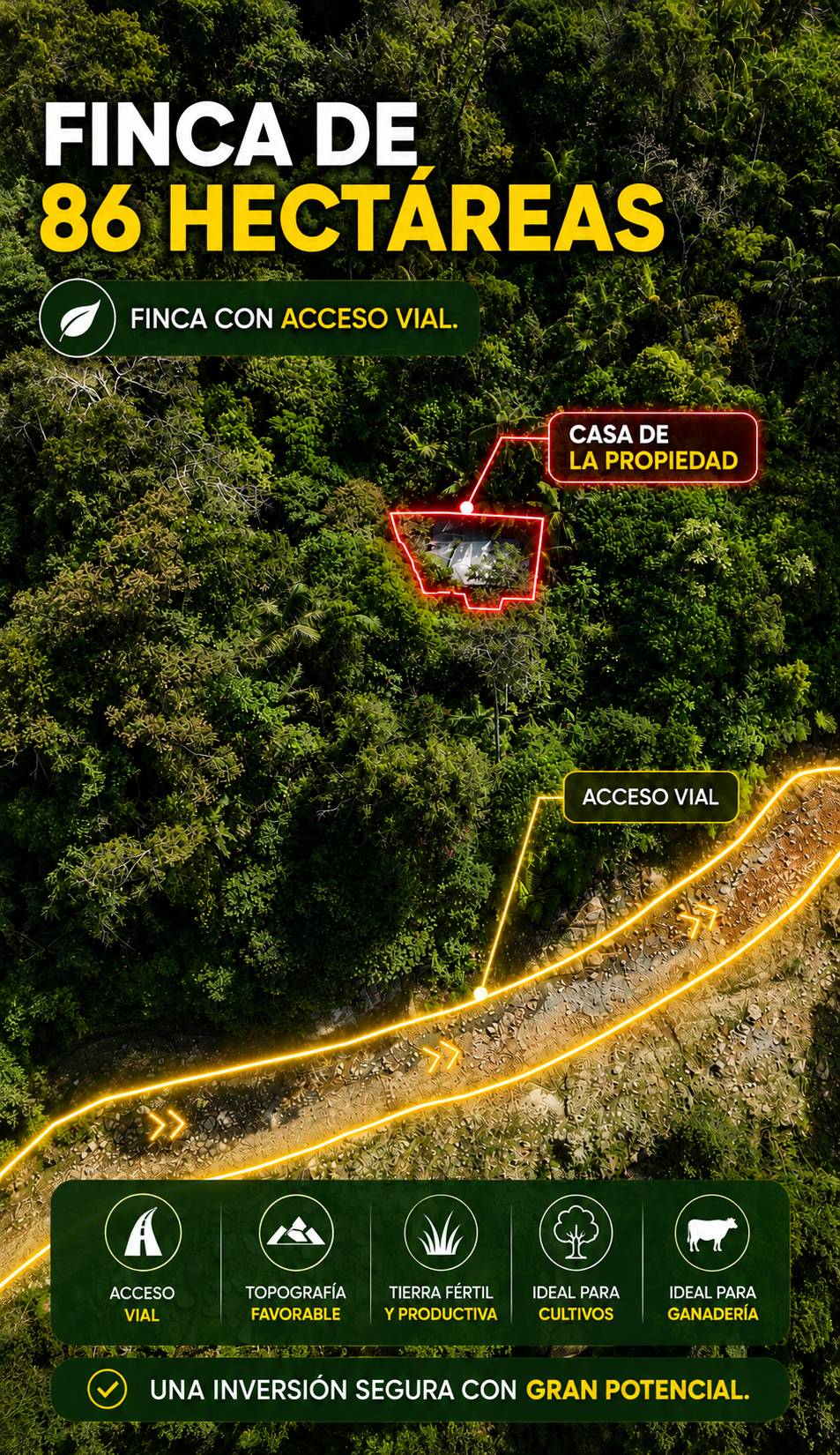 Finca de 86.0221 hectáreas en Tres Copales en Tres Copales, Santa Susana de Chiviaza, Limón Indanza, Morona Santiago — vista 2