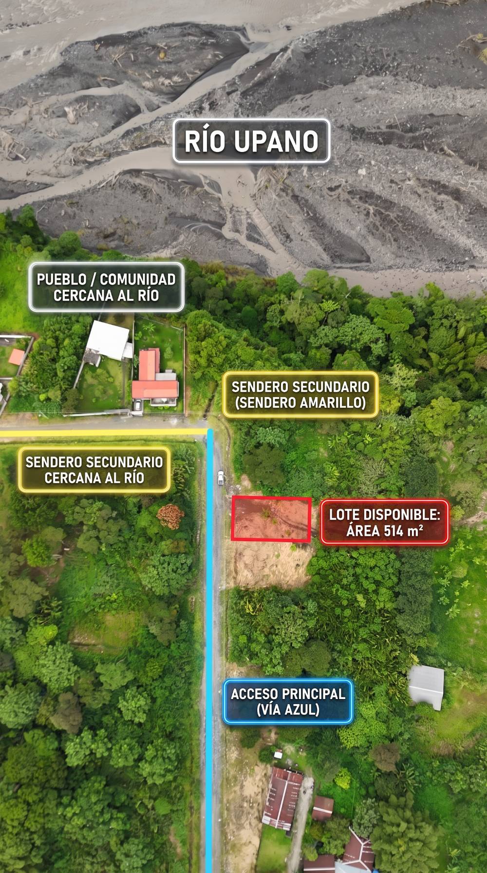 Lote de 514 m² en La Barranca (514,91 m²), Macas, Morona, Morona Santiago — vista 4