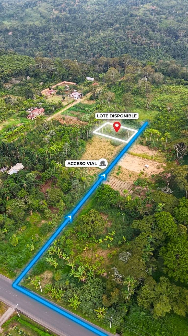 Lote de 1354 m² en Huambinimi (entre lotes N°11 y N°15), Sucúa, Morona Santiago — vista 3