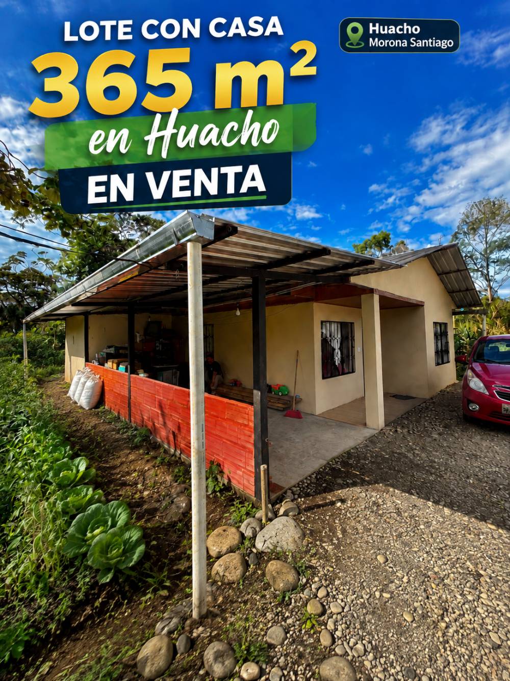 Terreno de 365.34 m² en San Luis en Huacho, General Proaño, Morona, Morona Santiago — vista 2