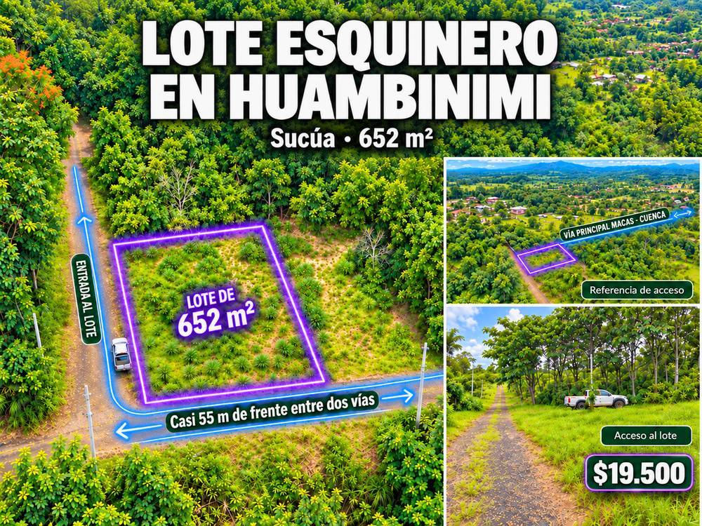 Lote de 652 m²