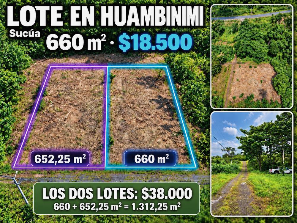 Lote de 660 m²